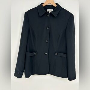 John Meyer Of Norwich Women's Black Blazer - Women's Size 18